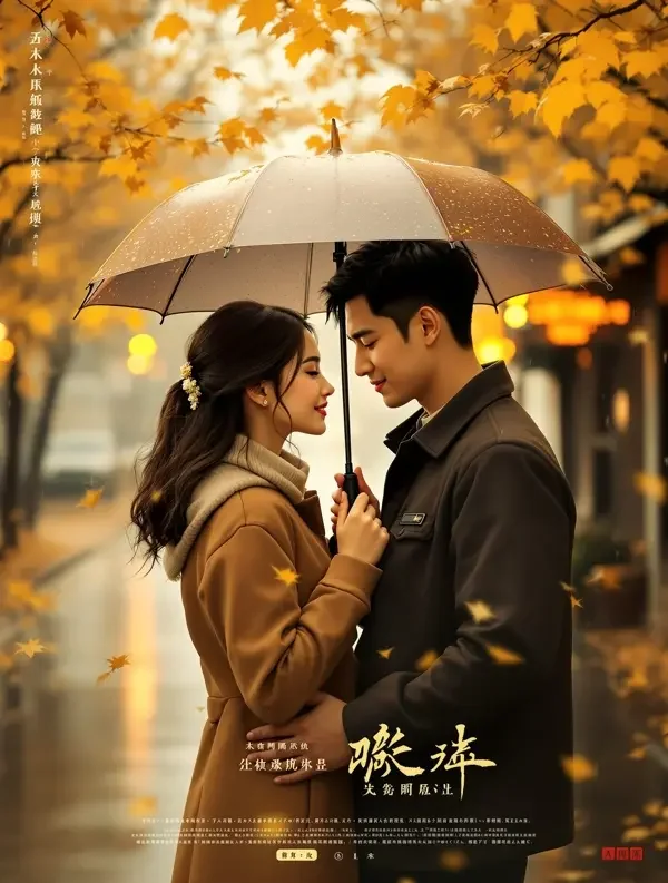 雨伞下的告白 首屏海报
